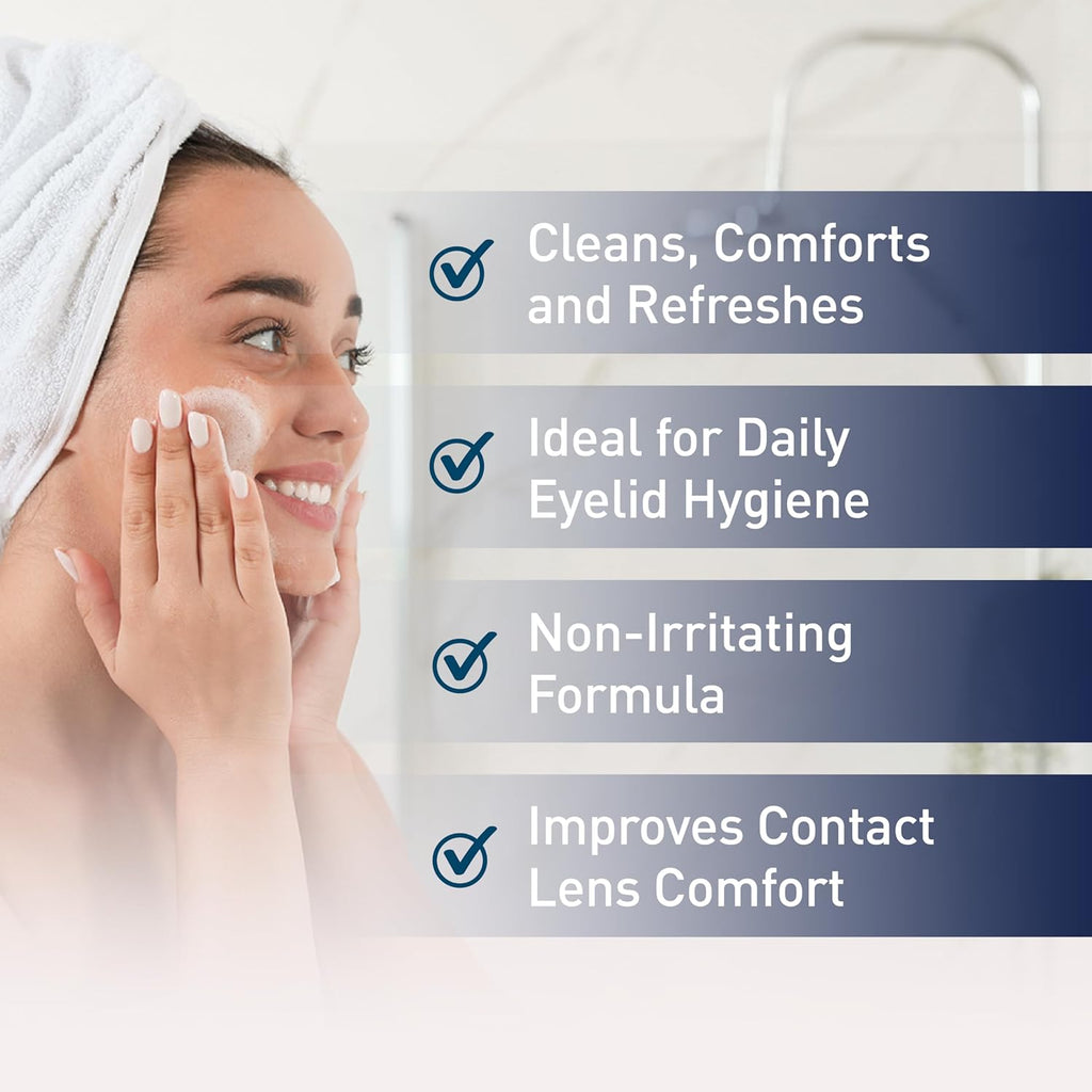 Buy now OCuSOFT Original Foaming Eyelid Cleanser - Mild Instant Foam to Remove Oil, Dust, Pollen & Makeup - 1.68 fl oz at indiglob india