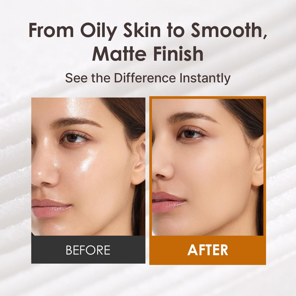 OBgE Oil Control Finisher - Bouncy Jelly Texture Sebum Control Powder, Matte Finish Face Powder for Oily Skin, Instant Pore Blur & Shine Control, Translucent Setting Powder, No Fallout, 0.17 oz