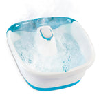 Homedics Bubble Mate Foot Spa, Toe Touch Controlled Foot Bath | with Invigorating Bubbles and Splash Proof, Raised Massage Nodes and Removable Pumice Stone