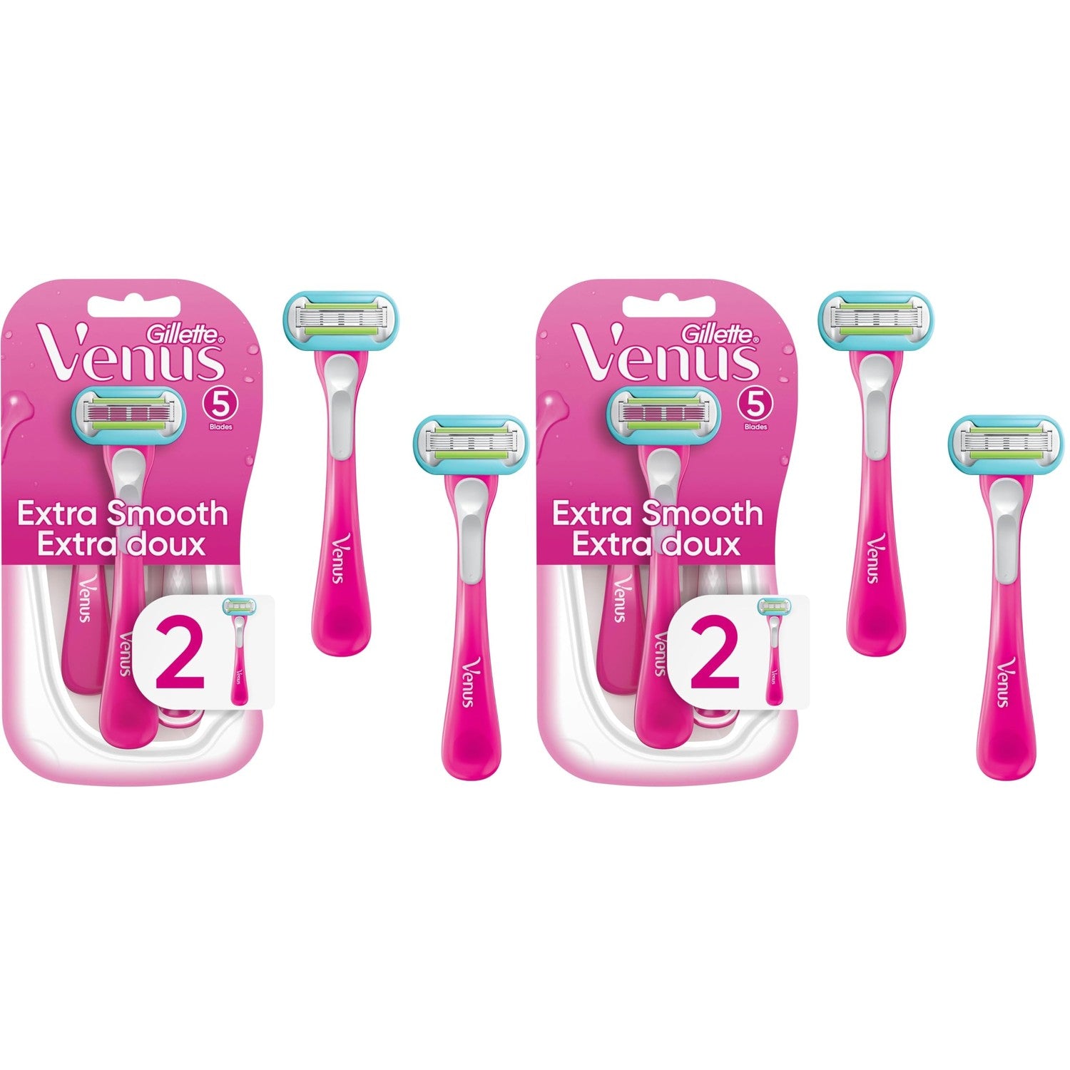 Gillette Venus Razor, 2 Count