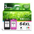 64XL Ink Cartridges Replacement for HP 64 Ink 64XL Ink Cartridge Combo Pack