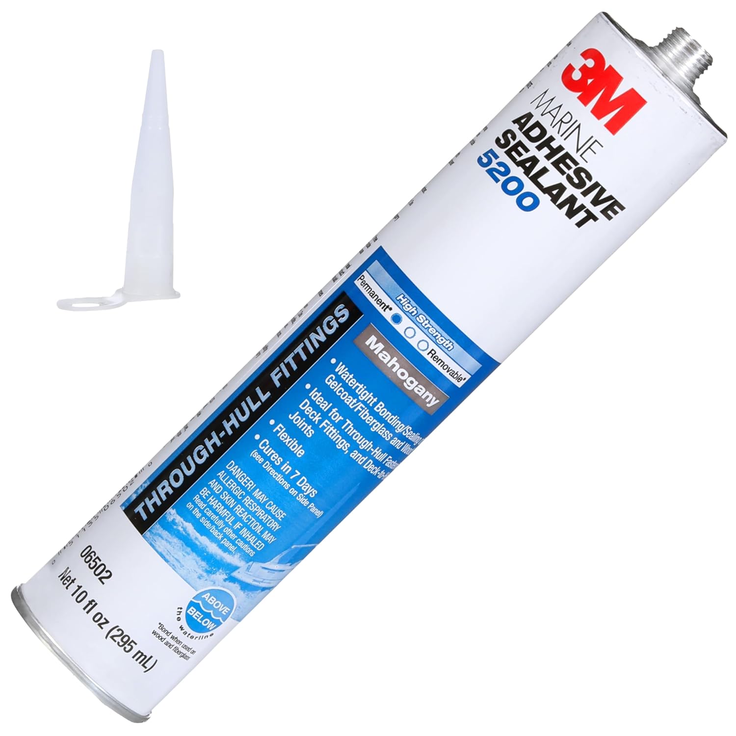 Buy now 3M Marine Adhesive Sealant 5200 (06500) Permanent Bonding and Sealing for Boats and RVs Above and Below the Waterline Waterproof Repair, White, 10 fl oz Cartridge 10 fl oz Mahogany Adhesive Sealant at indiglob india