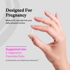 Seeking Health Prenatal Essentials MF - Brain Development & Methylation Support - Methyl-Free Vegetarian Capsules with Selenium, Vitamin B6, Zinc & Vitamin B12-60 Capsules
