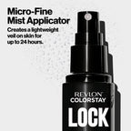 Buy now Revlon Colorstay 24 Hr Lock Setting Mist, Keeps Face Makeup from Melting & Fading, Mattifying, Blurring & Oil Absorbing Spray, Transfer-Proof & Mask Friendly, 1.9 fl oz at indiglob india