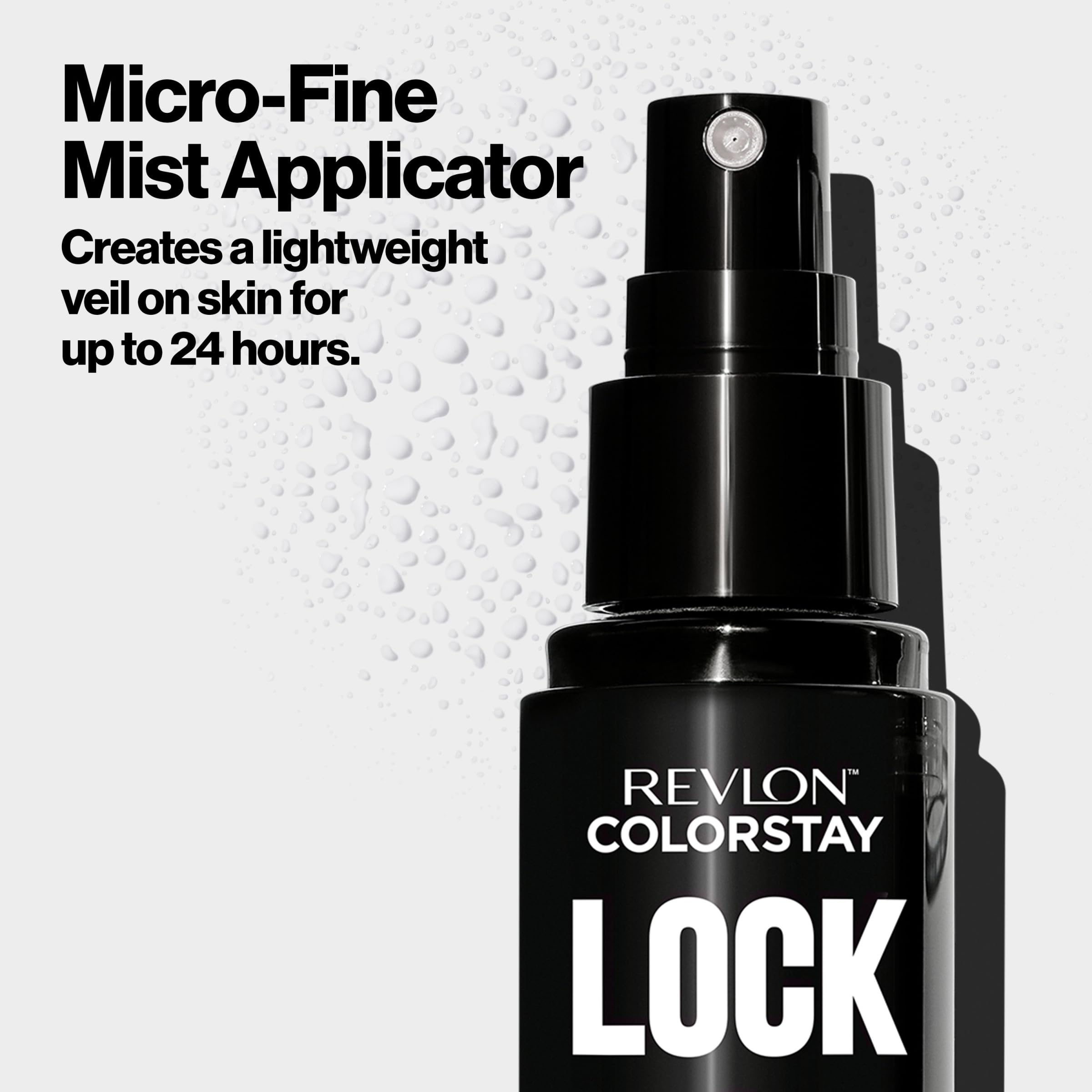 Buy now Revlon Colorstay 24 Hr Lock Setting Mist, Keeps Face Makeup from Melting & Fading, Mattifying, Blurring & Oil Absorbing Spray, Transfer-Proof & Mask Friendly, 1.9 fl oz at indiglob india