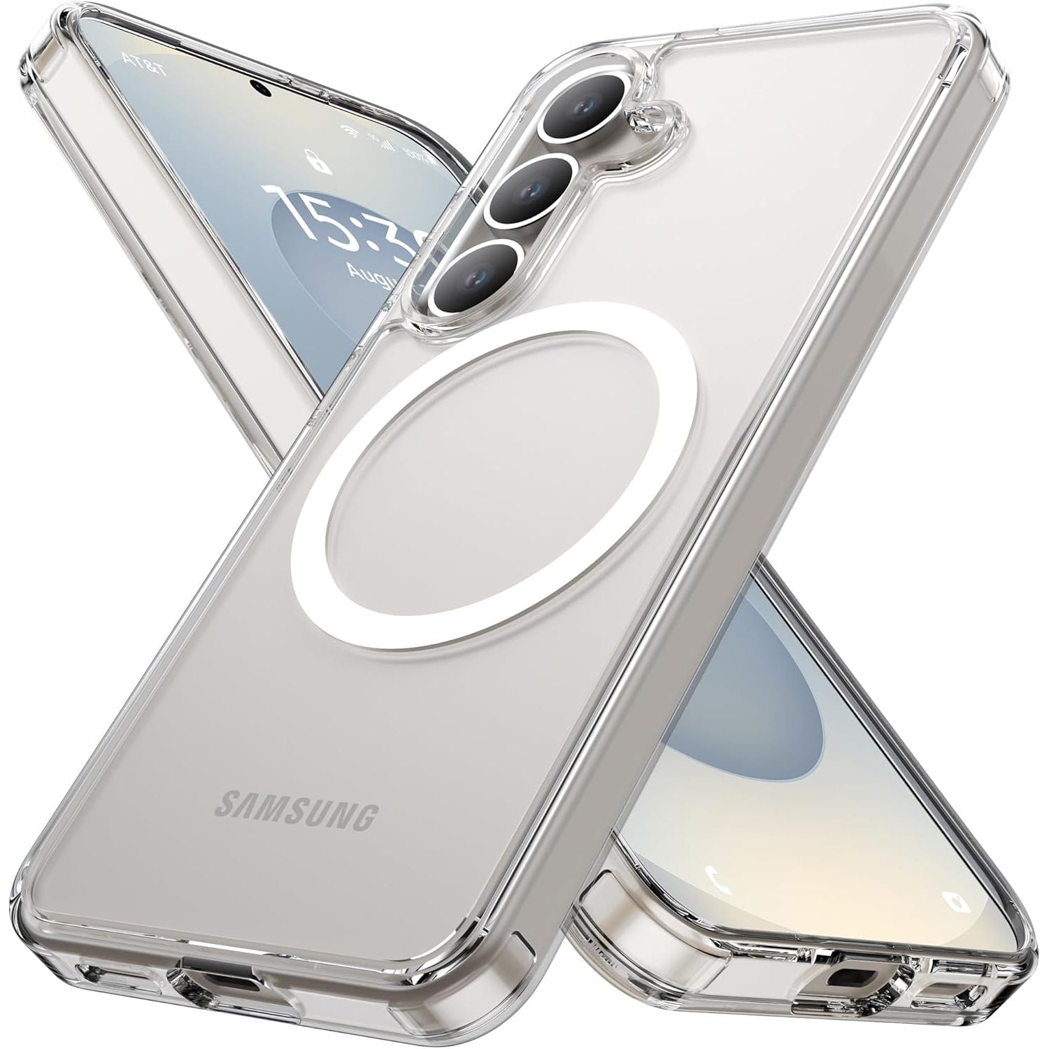 Buy now RAPTIC Shield Crystal Case for Samsung Galaxy S24 Ultra, [13FT Mil-Grade Drop Protection], [Not Yellowing Tech], Durable Anodized Shockproof Aluminum Frame Slim Samsung S24 Ultra Case, Iridescent S25 Plus 6.7" Clear at indiglob india