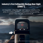 OSIGHT XE AMRS Enclosed Red Dot Sight, 2/6 & 32 MOA Multi-Reticle