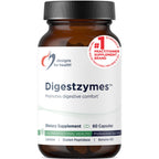 Designs for Health Digestzymes - Digestive Enzymes + Betaine Hydrochloride for Gas & Bloating Relief - Pepsin, Ox Bile, Lactase Enzyme & Lipase Enzymes for Digestion (60 Capsules)