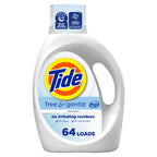 Buy now Tide Free & Gentle Liquid Laundry Detergent, Unscented, 1.47 L (32 Loads) Unscented 84 Fl Oz (Pack of 1) at indiglob india