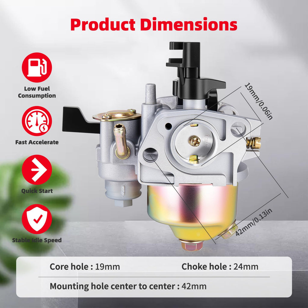 GX160 GX200 Carburetor for Honda GX120 GX140 GX168 5HP 5.5HP 6.5HP Engine
