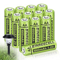 Rechargeable Solar AA 1000mAh Batteries for Outdoor Solar Lights