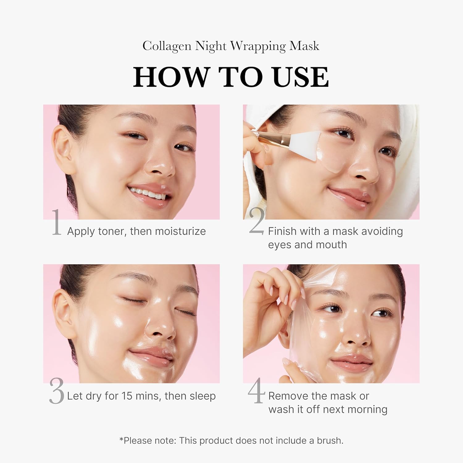 Buy now medicube Wrapping Mask Collagen Overnight Peel Off Facial Mask | Elasticity & Hydration Care, Reduces Sagging & Dullness | Hydrolyzed Collagen For Glowing Skin | Korean Skin Care, 2.53 fl.oz at indiglob india