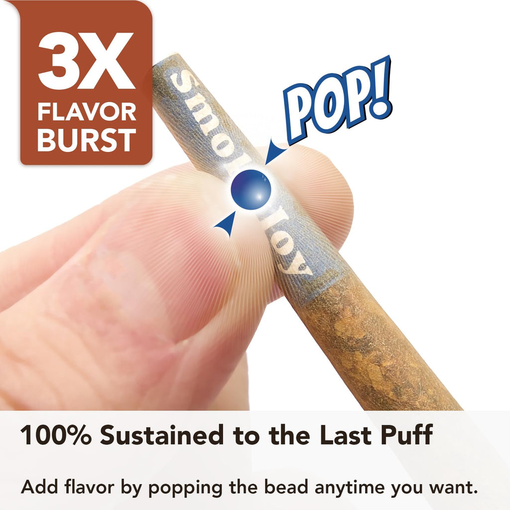 Flavored Cones Rolling Papers, 1 1/4 Size Pop Cones, 24 Pack