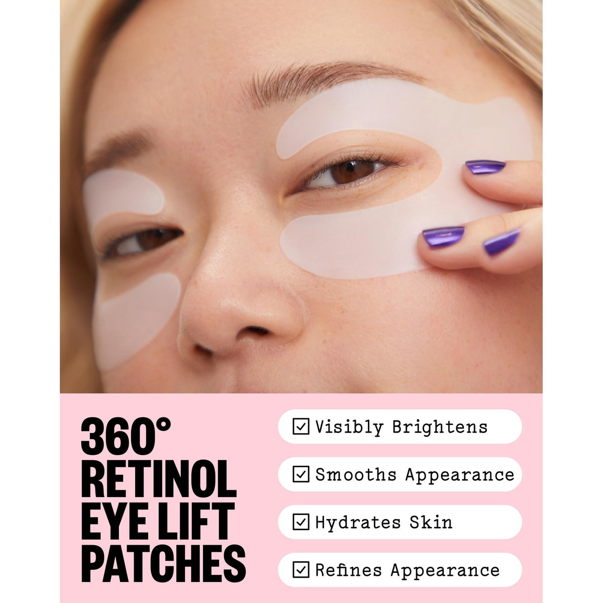 PEACE OUT Retinol Eye Lift Patches with Peptides (5 Pairs)
