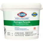 Buy now Clorox Healthcare Hydrogen Peroxide Cleaner Disinfectant Wipes, 12" x 11", Bucket, 185 Count (Package May Vary) at indiglob india