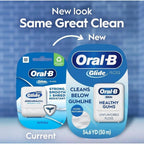 Buy now Oral-B Glide Healthy gums, unflavored floss 50M (Pack of 6) at indiglob india