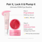 medicube Eye Patch PDRN Caffeine Collagen - Firming Gel Patches, 30 Pairs | Age-Defying Care with Retinol & Collagen - Gel Patches for the appearance of Dark Circles, Undereye Bags, Korean Skincare