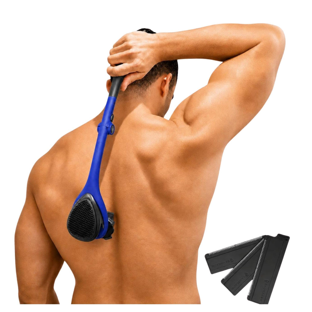 BakBlade 2.0 Elite Back Shaver for Men With Silicone Handle For Grip