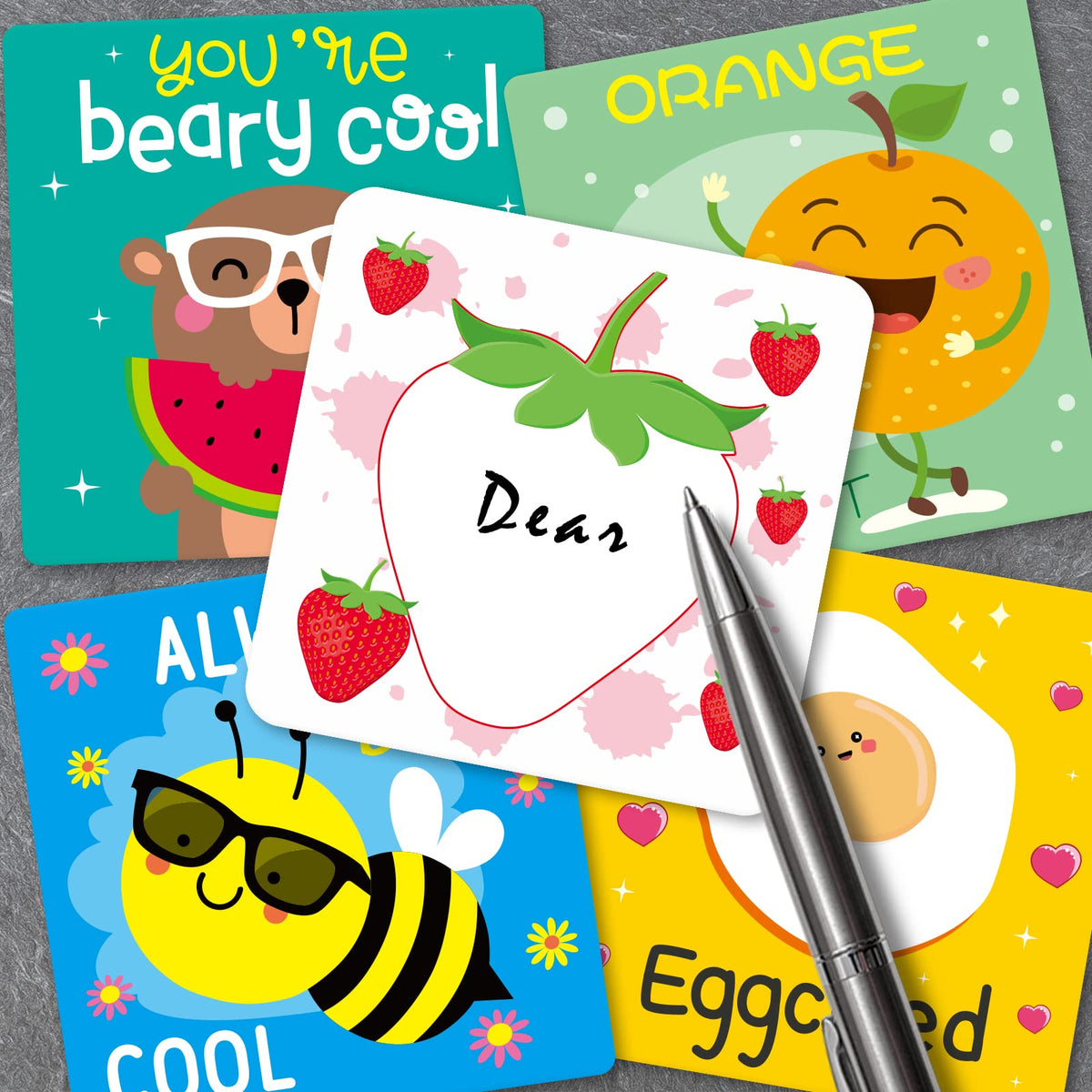 Lunch Box Notes for Kids 108 Pack Note Cards for Girls Back To School