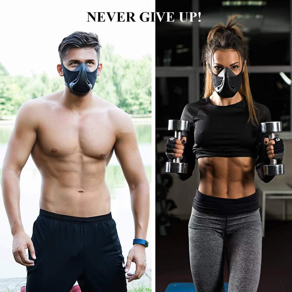 Buy now High Altitude Mask, Training Workout Mask Men to Improve Lung Capacity, 24 Level Breathing Resistance Fitness Mask to Upgrade Endurance, for All Sport: Running, Cardio, Cycling, Gym at indiglob india