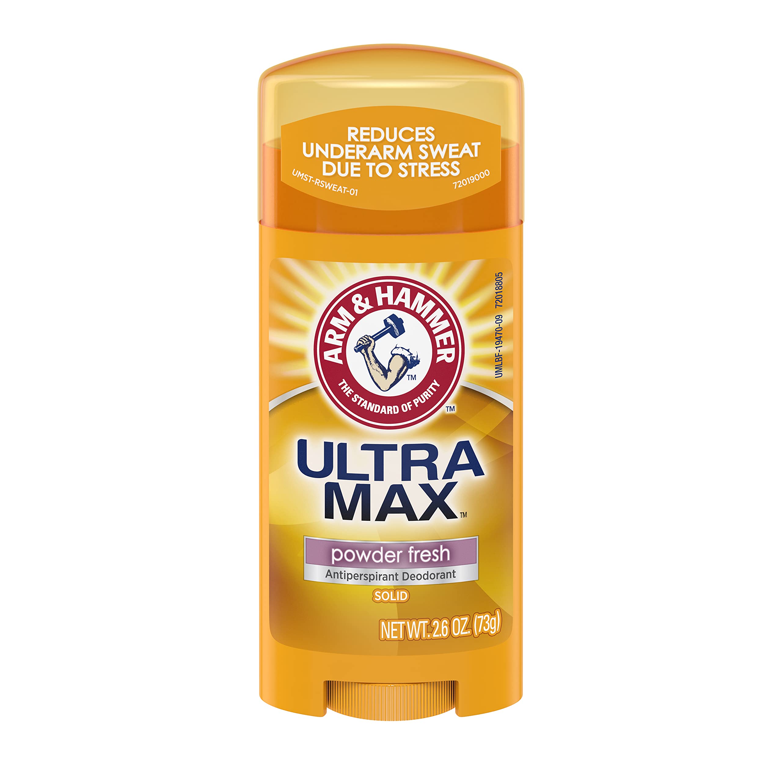 Buy now ARM & HAMMER ULTRAMAX Anti-Perspirant Deodorant Solid Powder Fresh, 2.6 Ounce (Pack of 12) at indiglob india