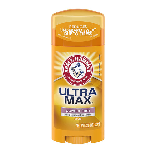Buy now ARM & HAMMER ULTRAMAX Anti-Perspirant Deodorant Solid Powder Fresh, 2.6 Ounce (Pack of 12) at indiglob india