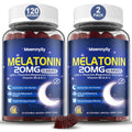 Maennyliy Melatonin 20mg Gummies for Adults - Sugar Free Melatonin Gummies | Extra Strength with L-Theanine, Magnesium, Ashwagandha, Turmeric, D3 & Zinc - Non-Habit Forming, Vegan, Non-GMO, 120 Gummies