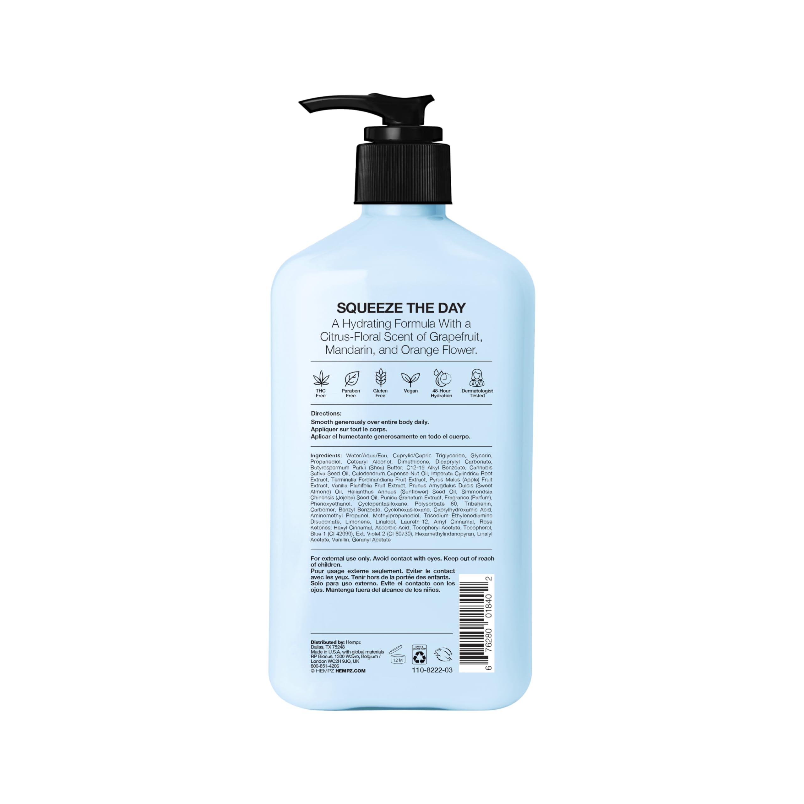 Buy now HEMPZ Triple Moisture Body Moisturizer, 17 Oz â€“ Hydrating Lotion Rich with Minerals, Vitamin C, & Hempseed Oil to Nourish & Repair Extremely Dry or Sensitive Skin for Body at indiglob india