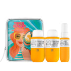 Buy now Sol de Janeiro Tropical Abundance Hair Repair Trio Travel Set | Jet Set | Sulfate Free Brazilian Joia Shampoo and Conditioner | Leave In Conditioner Spray | TSA Friendly | Amazon Exclusive at indiglob india