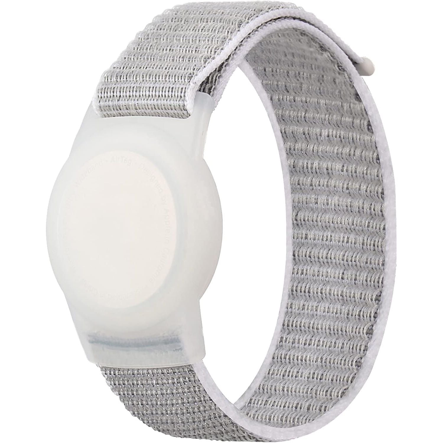 Buy now Kids Wristband Compatible with Apple AirTag, Protective Case for Air Tag GPS Tracker Holder with Nylon Bracelet, Adjustable Anti Lost Watch Band for Toddler Child Elder(Rainbow A) Grey at indiglob india