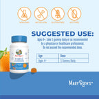 MARYRUTH'S Vitamin C Gummies for Adults & Kids, Immune Support, 60 Servings | Immune Support, 60 Servings