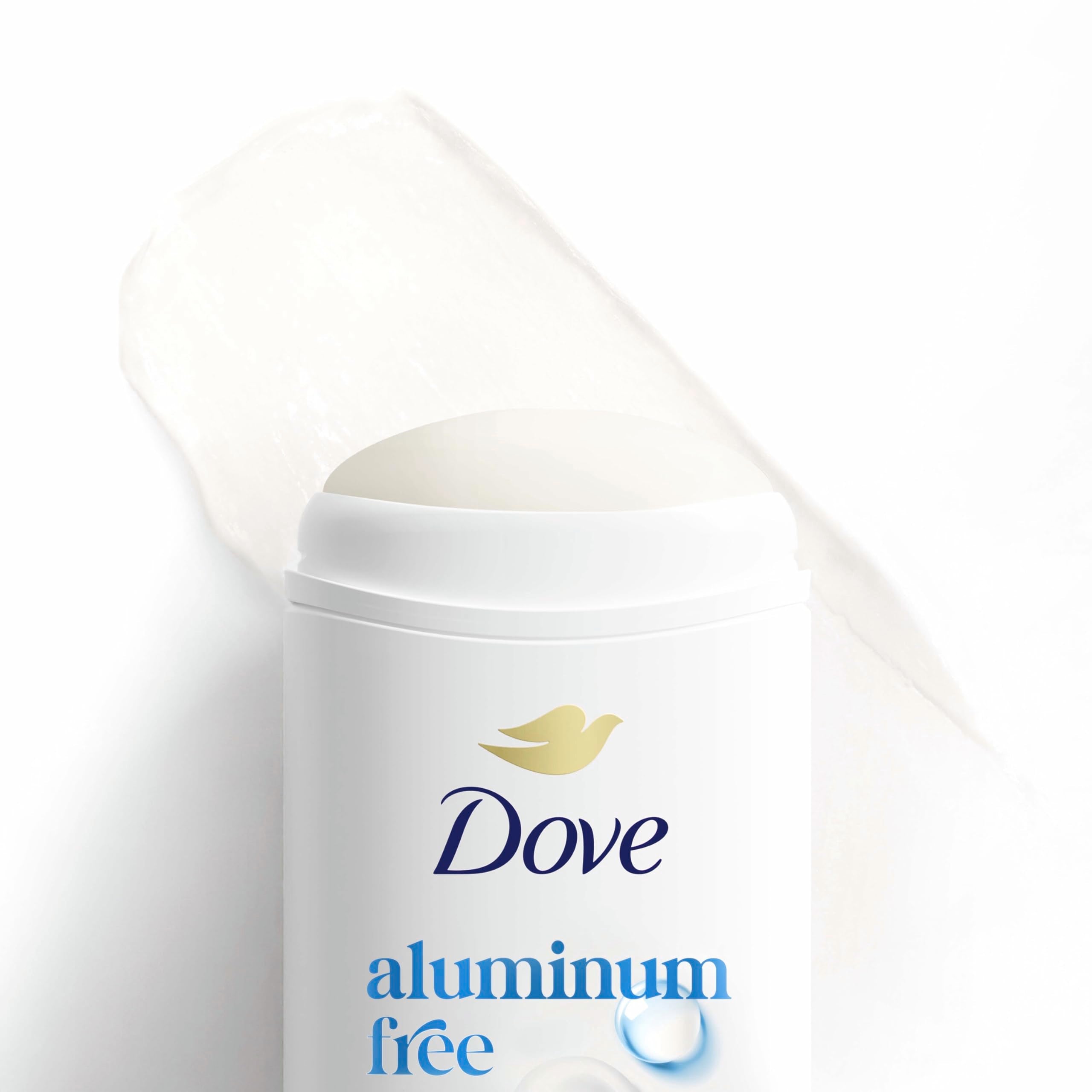 Dove Deodorant Stick Sensitive Aluminum Free 2.4 oz | For sensitive skin, Helps stop odor & stay fresh, With prebiotic glycerin, aluminum-free