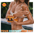 Carroten Intensive Tanning Gel, Browning Tan Accelerator, 5 oz | Non-Greasy, Water-Resistant with Carrot and Coconut Oil, Vitamin A & E For Moisture & Hydration, Made in Greece