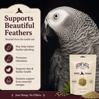 Hemp Well Organic Hemp Hearts –Reduces Feather Plucking, Promotes Relaxation, Immune Support, Organically Sourced, USA Grown, GMO Free – 1 Pound Bag