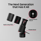 Buy now HyperX SoloCast – USB Condenser Gaming Microphone, for PC, PS4, PS5 and Mac, Tap-to-Mute Sensor, Cardioid Polar Pattern, great for Streaming, Podcasts, Twitch, YouTube, Discord,Black at indiglob india