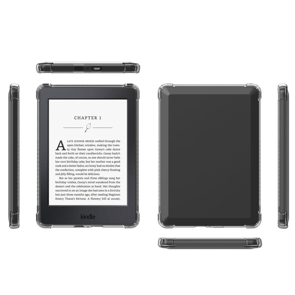 Buy now Clear Case for 6" Kindle Paperwhite 10th Generation 2018 (Model:PQ94WIF), Transparent Protective Thin Slim Soft TPU Cover for Paperwhite 4 10th Gen 6 Inch at indiglob india