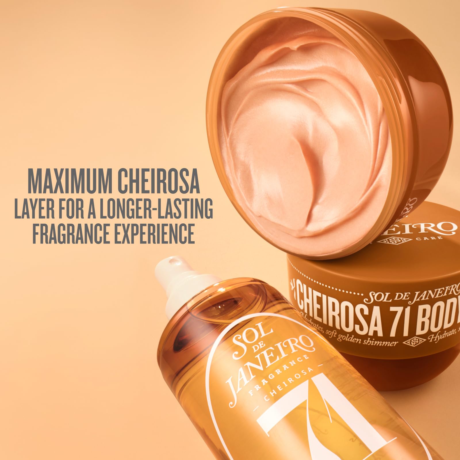 Buy now Sol de Janeiro Limited Edition Cheirosa 71 Shimmering Body Cream | 8.1 fl oz/ 240ml | Vanilla Body Cream at indiglob india