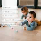 Pacifier Trial Pack Variety Box for Newborns 0–6 Months – 9 BPA-Free Silicone Baby Pacifiers + Pacifier Clip (Dr Brown's, Nuby, Dr. Talbot’s, Chicco, Suavinex) – Baby Registry Must-Have, Tiny Trials