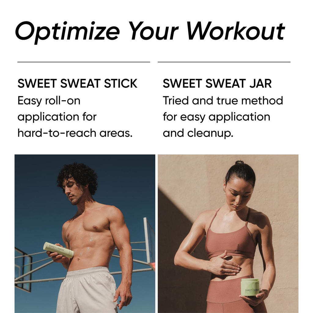 Buy now Sports Research Sweet Sweat Workout Enhancer Roll-On Gel Stick - Sweat Harder and Faster, Helps Promote Water Weight Loss, Use with Sweet Sweat Waist Trimmer at indiglob india