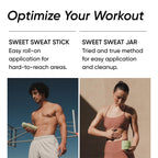 Buy now Sports Research Sweet Sweat Workout Enhancer Roll-On Gel Stick - Sweat Harder and Faster, Helps Promote Water Weight Loss, Use with Sweet Sweat Waist Trimmer at indiglob india