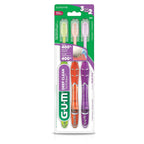 Buy now GUM Technique Deep Clean Toothbrush - Compact Soft - Soft Toothbrushes for Adults with Sensitive Extra Fine Bristles, 3ct at indiglob india