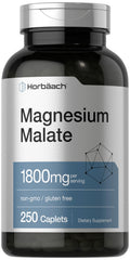 Horbäach Magnesium Malate | 1800mg | 250 Caplets