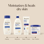 Aveeno Skin Relief Intense Moisture Repair Body Cream with Triple Oat & Shea Butter Formula, Moisturizing Cream Heals & Restores Very Dry Skin with Long-Lasting Moisture, Fragrance-Free, 11 Oz