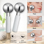 Buy now Floraison Unbreakable Stainless Steel Magic Cooling Beauty Facial Sticks for Face, Neck & Body Cryo Sticks & Cold Roller for face Puffiness & Wrinkles, Wine-Chilling Wands at indiglob india