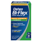 Osteo Bi-Flex Triple Strength Glucosamine Supplement with Turmeric Extract | Improve Joint Function, Antioxidant Power, 80 Coated Tablets