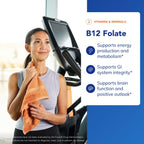Pure Encapsulations B12 Folate, 30 Capsules | Energy Supplement to Support Nerves, Energy Metabolism and Cognitive Function Support*, with Vitamin B Folate as Metafolin