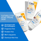 CeraVe Tinted Sunscreen for Face, Mineral SPF 30 Moisturizer, Medium, 1.7oz | Skin Care, Face Sunscreen, Hyaluronic Acid, Zinc Oxide, Titanium Dioxide, Sheer Tint, Healthy Glow, Blends Seamlessly