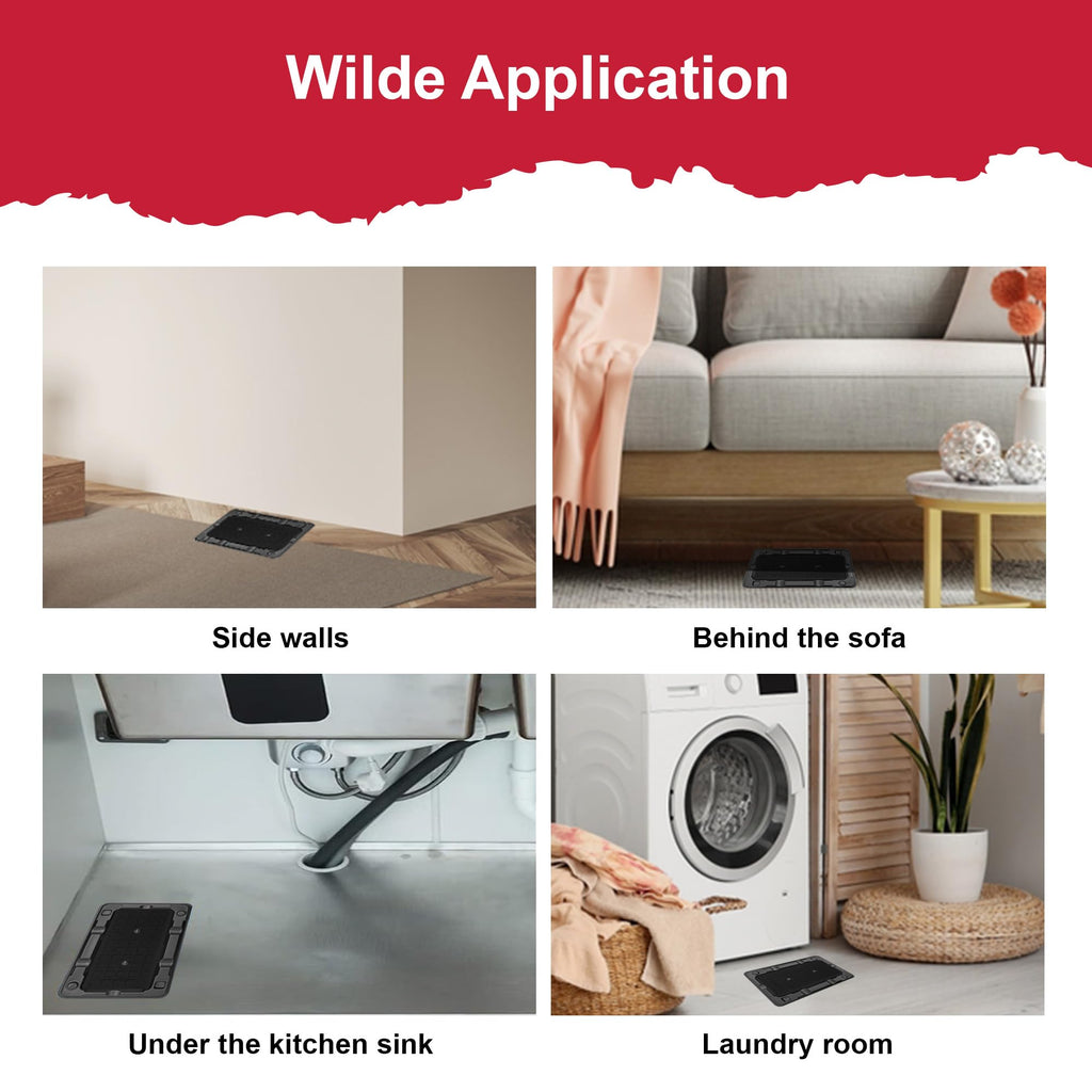 Glue Mouse Traps Indoor for Home -12 Pack Sticky MouseTraps Indoor for Safe Home Pest Control. Pre-Scented, Non-Toxic Glue Boards for Mice, Mouse & & Insects. Easy to Use