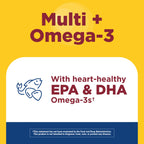 Nature Made Mens Multivitamin Gummies with Omega-3, 150 Count | Vitamins and Minerals Gummy with Omega-3, Mens Gummy Multivitamins for Daily Nutritional Support, 75 Day Supply