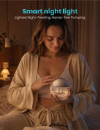 Paruu P16 Pro Wearable Breast Pump, Hands-Free Electric Breast Pump with 160min Battery & Night Light, 4 Modes & 12 Levels, 309mmHg Suction, 24mm Flange, Storage Bag & Dust Cover, 2 Pack (Champagne)